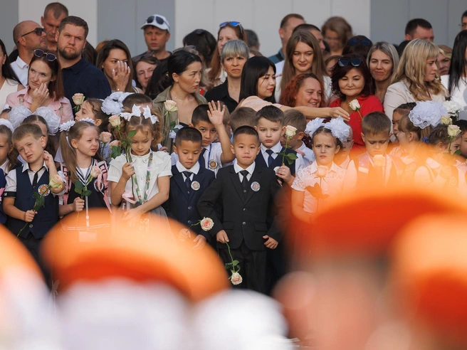 Первоклассников ждёт новый этап взросления | Источник: Алексей Волхонский / V1.RU