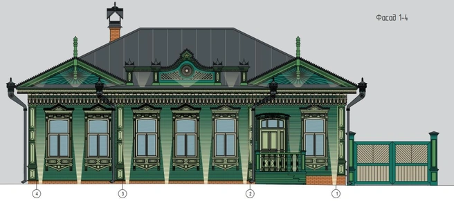 Проект отреставрированного здания | Источник: Комитет культурного наследия Тюменской области