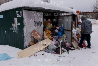 Туляки сообщают о проблемах с вывозом мусора компанией «Хартия»