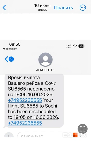 Улететь и прилететь в Сочи сейчас — настоящее испытание | Источник: читатель E1.RU