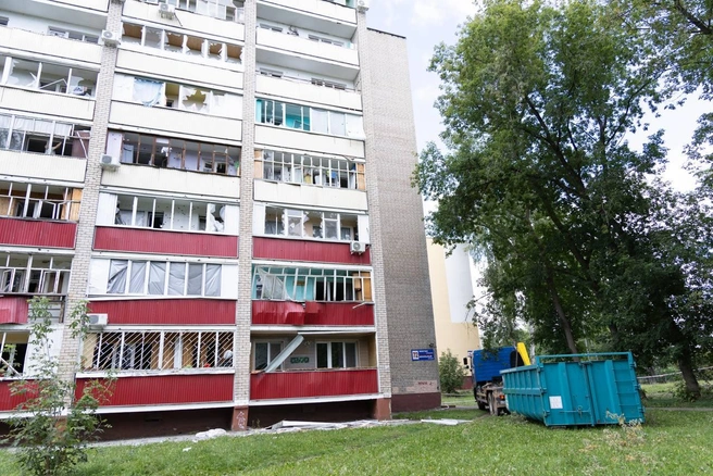 Инженерные сети в здании не пострадали | Источник: Радмир Беляев / t.me