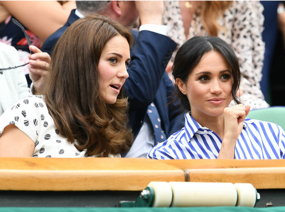 Герцогини Кембриджская и Сассекская на Уимблдоне, июль 2018 | marieclaire.ru