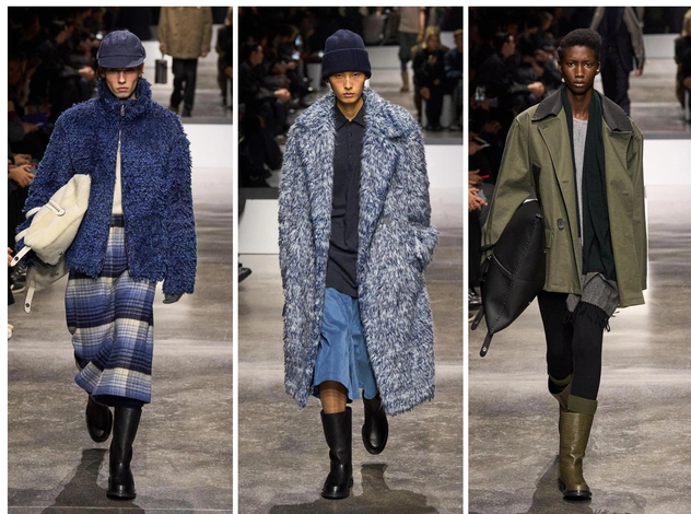 Мужская коллекция Fendi, неожиданно, вдохновлена стилем принцессы Анны