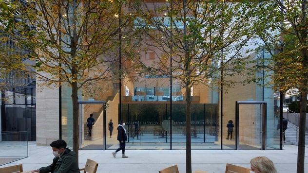 Новый Apple Store в Стамбуле по проекту Foster + Partners