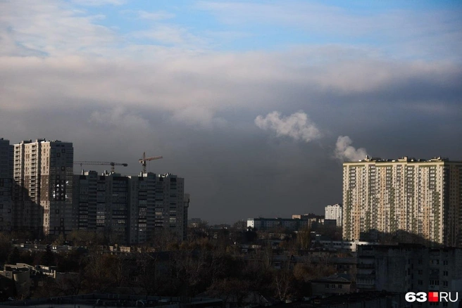 НМУ можно наблюдать над городом своими глазами | Источник: Роман Данилкин / 63.RU