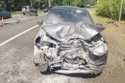 Возбуждено дело по факту гибели мотоциклиста под Кировом
