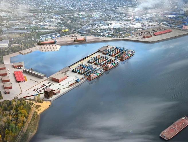 Возможный внешний вид нового порта | Источник: glebnikitin_nn / t.me