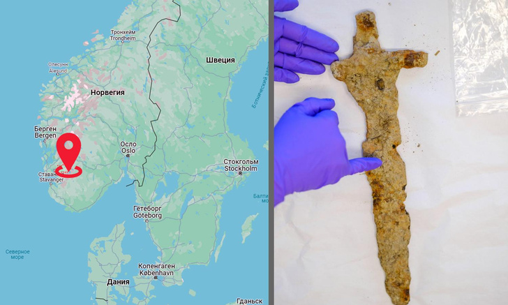 Принял за «ржавую железяку»: посмотрите, какой 1000-летний артефакт нашел фермер в Норвегии