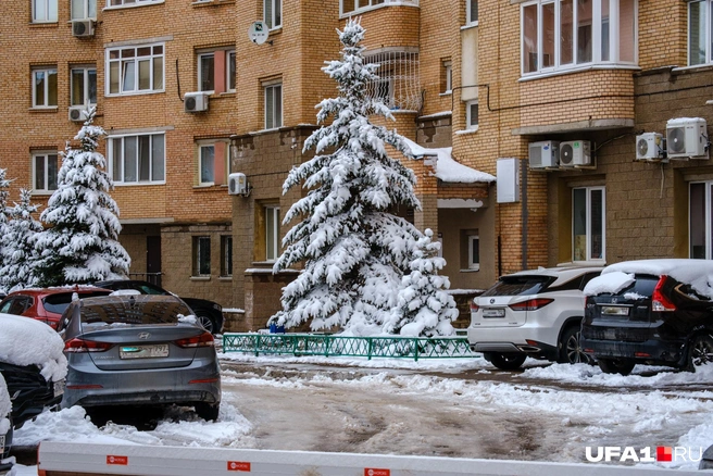 Украшают двор | Источник: Булат Салихов / UFA1.RU