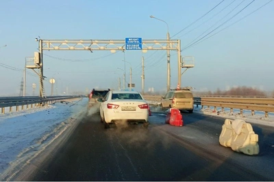 Пробка длиной 7 км парализовала трассу на Волгоград