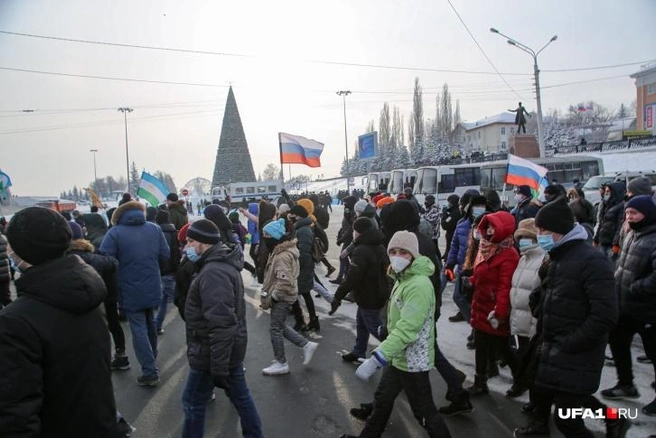 Сторонники Навального запланировали следующий митинг в Уфе | Источник: Тимур Шарипкулов