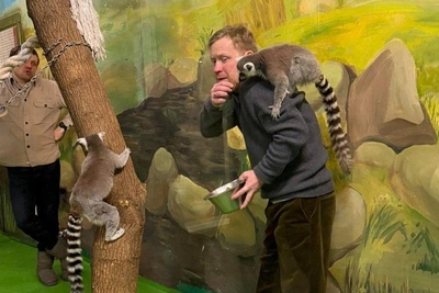 Антон Богданов посетил Новосибирский зоопарк