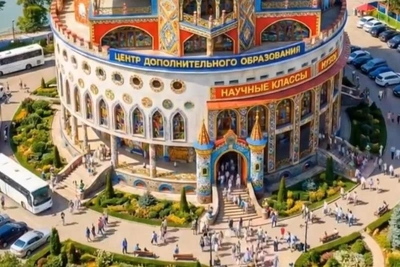 Neural network 'completes' castle on Zaton in Krasnodar – video