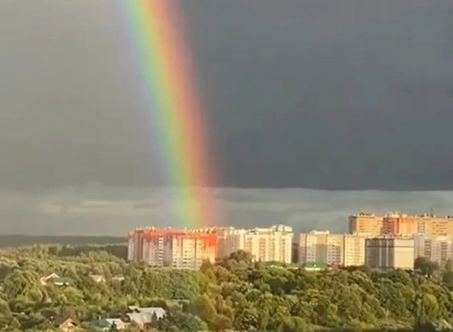 Над Рязанью засняли «невероятную радугу» | ya62.ru