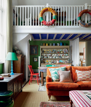 Как выглядит красочный дом писателя Эндрю О'Хагана в Лондоне