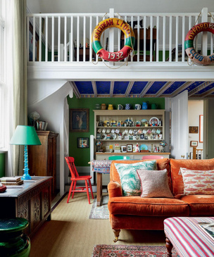 Как выглядит красочный дом писателя Эндрю О'Хагана в Лондоне