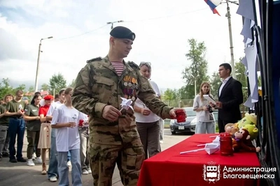 Благовещенск почтил память детей, погибших в Донбассе