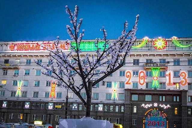 Смотрелось такое убранство не всегда гармонично | Источник: архив 74.RU