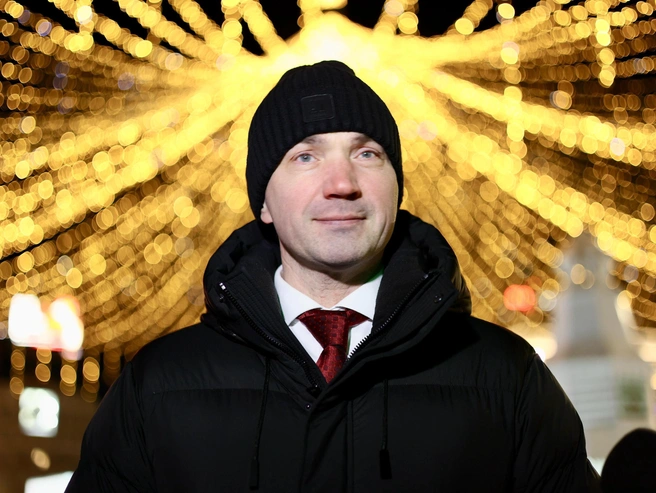 Алексей Лошкин пообещал, что вернется с детьми, чтобы опробовать все горки. | Источник: Наталья Лапцевич