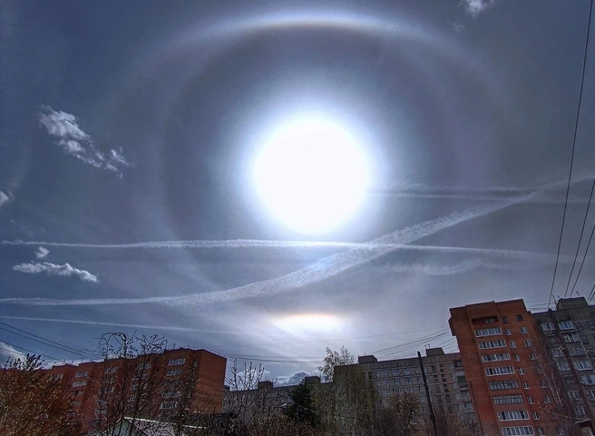 Над Рязанью сфотографировали солнечное гало | ya62.ru