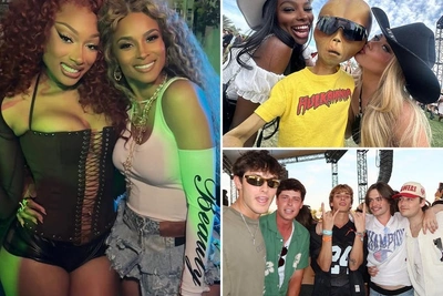 Знаменитые лучшие друзья на Coachella: пустынные вибрации