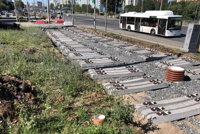 Ремонт путей на Ново-Садовой остановит трамваи