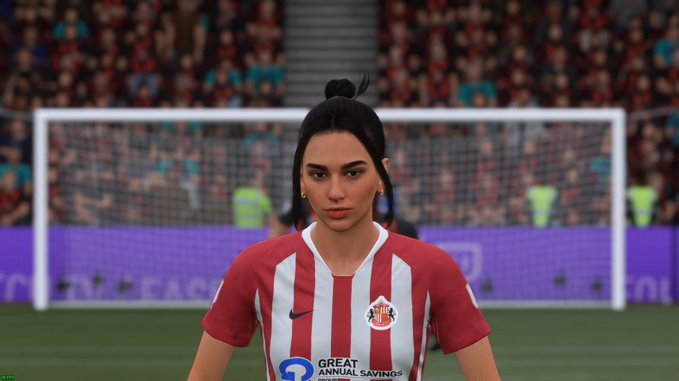 Повод полюбить футбол: Дуа Липа стала персонажем видеоигры FIFA 21