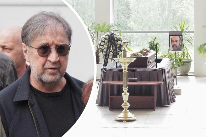 Юрий Шевчук приехал не церемонию прощания с сооснователем рок-группы «Аквариум» | Источник: Михаил Огнев / «Фонтанка.ру»