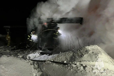 Женщина едва не погибла при ночном пожаре в Веневском районе