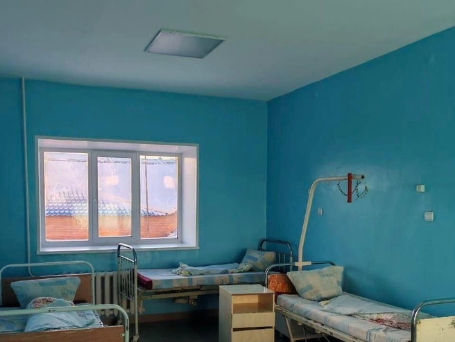 Фото отремонтированной больничной палаты в больнице | Источник: телеграм-канал Владимира Мазура