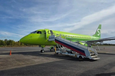 Первый Embraer 170 приземлился в Усть-Куте после ремонта ВПП