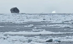 Черный айсберг, замеченный в море Лабрадор, взорвал Интернет