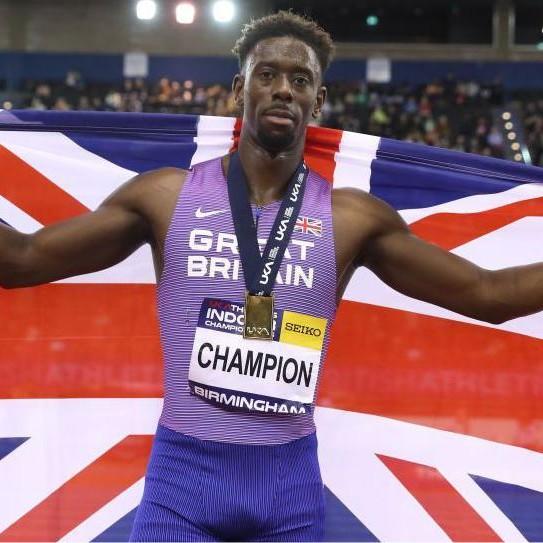 <p>Рис Прескод, британский спринтер</p>