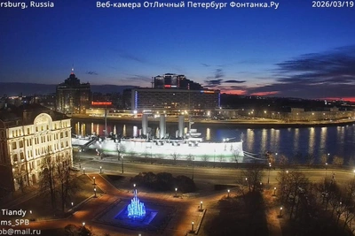 Утром в Петербурге ясно, днем ожидается дождь