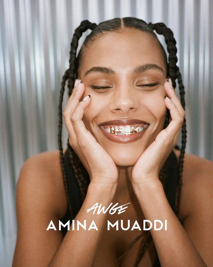 Такой вы ее еще не видели: Тина Кунаки в рекламной кампании Amina Muaddi