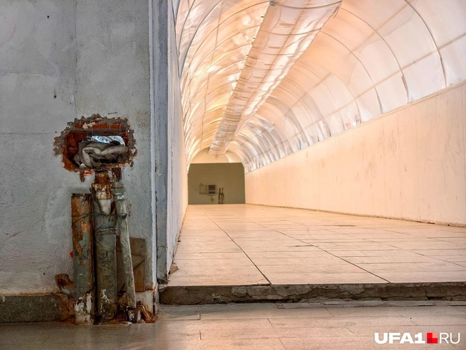 Трубы спилены, а дырка осталась | Источник: Булат Салихов / UFA1.RU