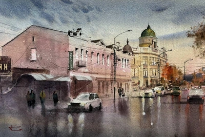 Ночная арт-выставка Артема Тарасова в Чите