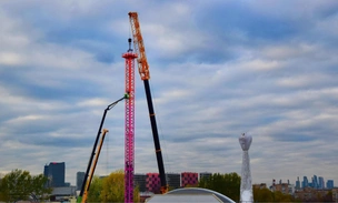 Монтаж аттракциона Открытого парка «Воздушная вертикаль»: взлетаем к мечте!