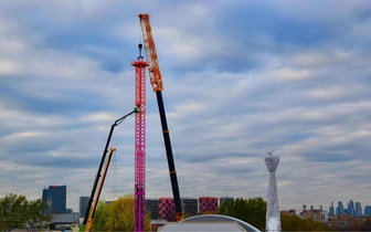Монтаж аттракциона Открытого парка «Воздушная вертикаль»: взлетаем к мечте!