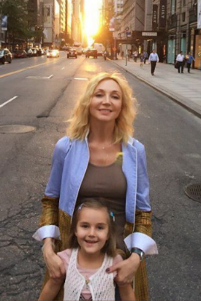 Кристина Орбакайте с дочерью в Нью-Йорке