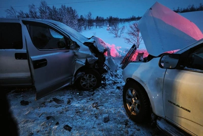 Семь человек пострадали в ДТП на трассе к Териберке