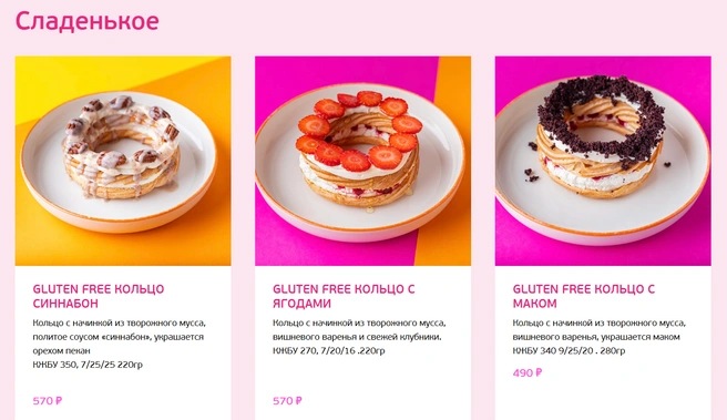 В кафе будут продавать сладости без глютена | Источник: pepefood.ru