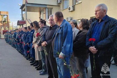 Рязань простилась с пожарным Волковым