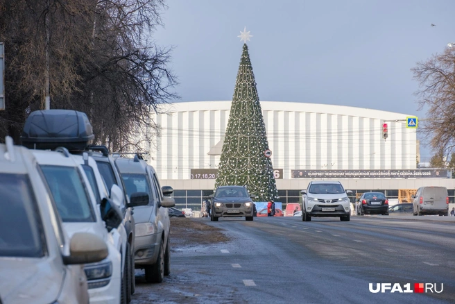 Елочка уже на месте | Источник: Булат Салихов / UFA1.RU
