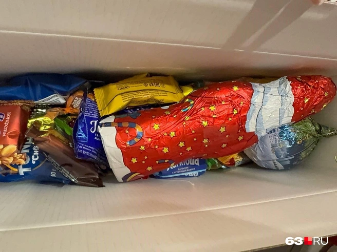 Давно таких шоколадных дед-морозов лопали? | Источник: Ксения Штефан