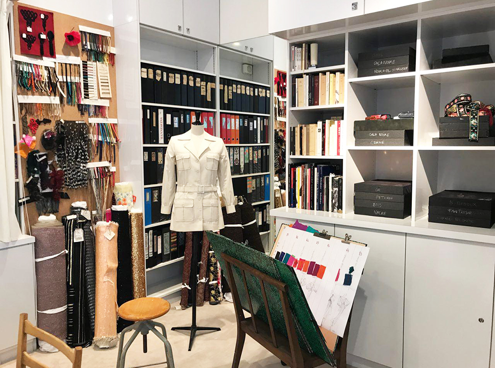 Кабинет Ива Сен-Лорана | marieclaire.ru