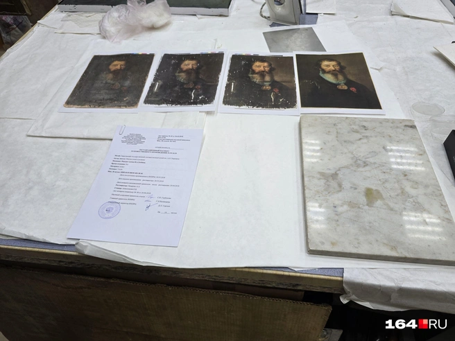 Так выглядит паспорт реставрации к каждой картине | Источник: Семен Коротов-Майбах / 164.RU