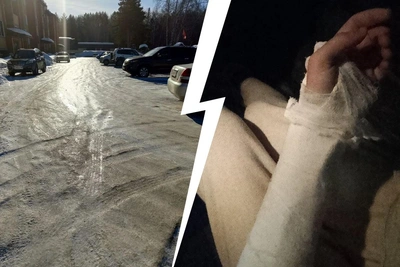 Сибирячка сломала локоть у подъезда, ТСЖ считает ее виноватой