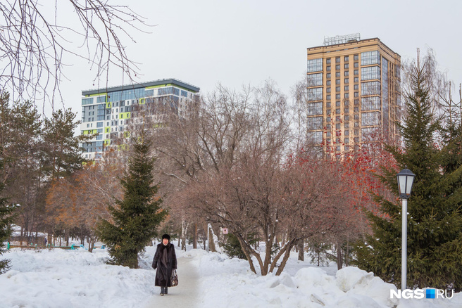 Нарымский Сквер Новосибирск Фото