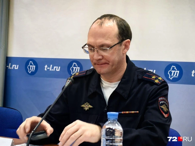 Глава областной Госавтоинспекции Андрей Миллер  | Источник: Павел Красоткин / 72.RU 